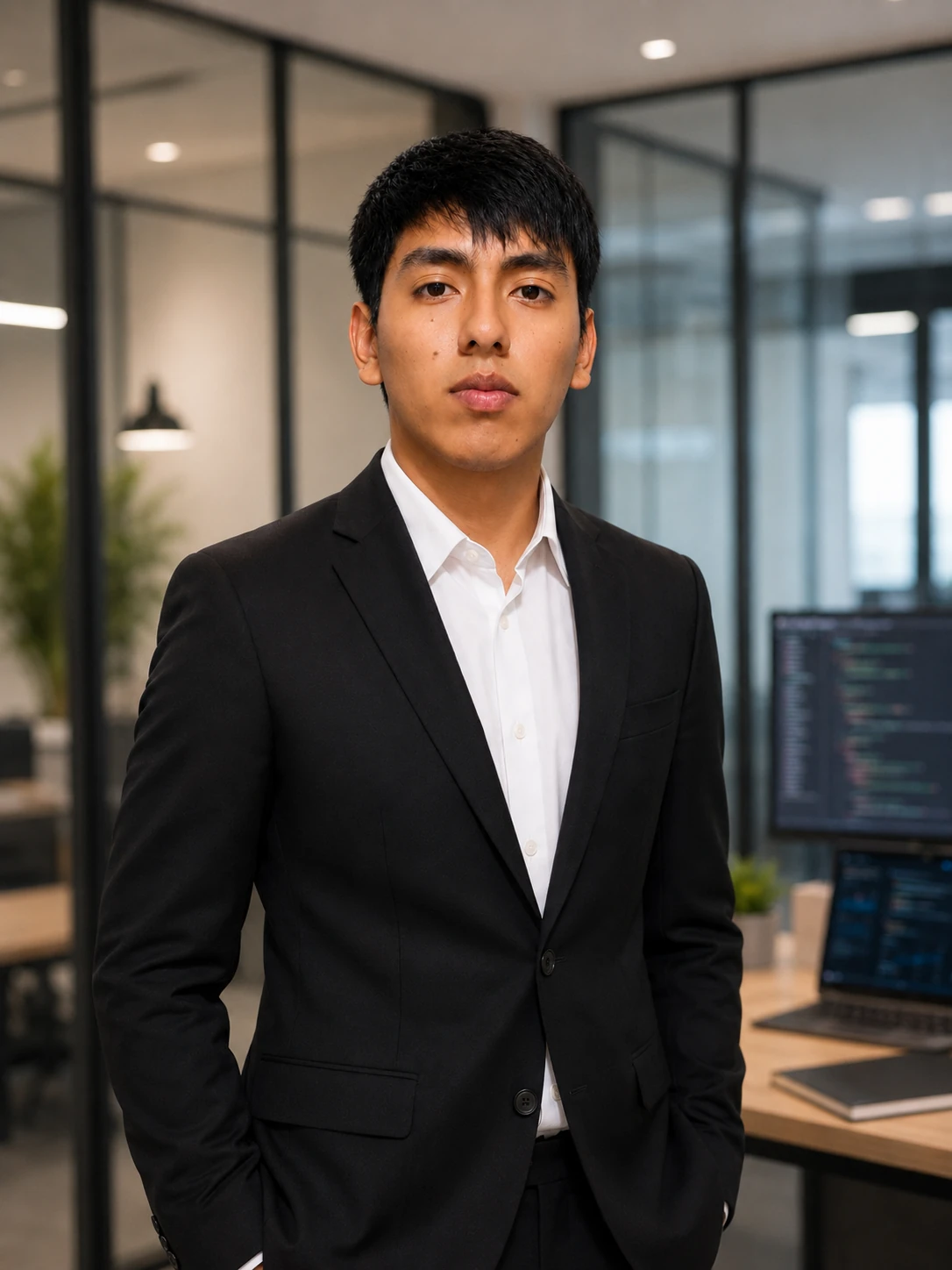 Jhony, del área de Ingeniería de KJA